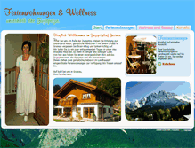 Tablet Screenshot of ferienwohnungen-wellness-hein.de